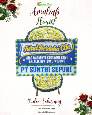 Papan Bunga Duka di Gang Buntu